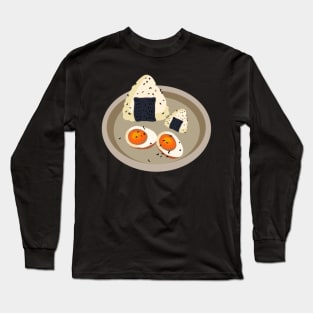 Kawai food onigiri Long Sleeve T-Shirt